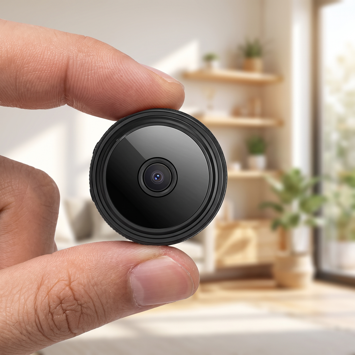 Mini Wireless Camera With Magnetic Mount For Live 1080p Audio And Video Feed - Image 3