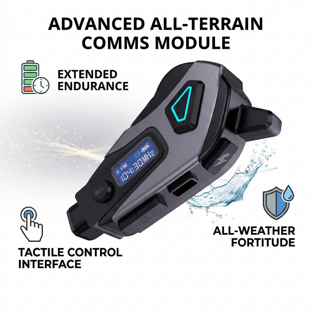 Motorcycle Helmet Camera And Intercom System With Bluetooth Headset And Dash Cam Functionality - Image 5