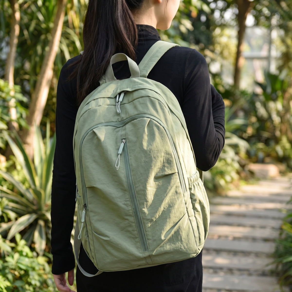 Multifunction Travel Backpack with Streamlined Everyday Design and Zipper Closure - hero