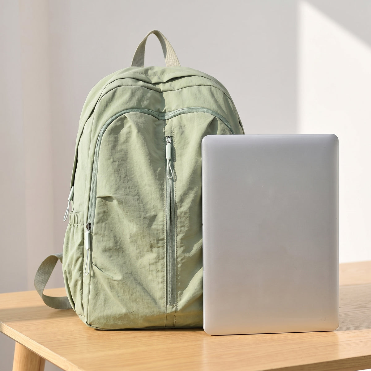 Multifunction Travel Backpack with Streamlined Everyday Design and Zipper Closure - scale