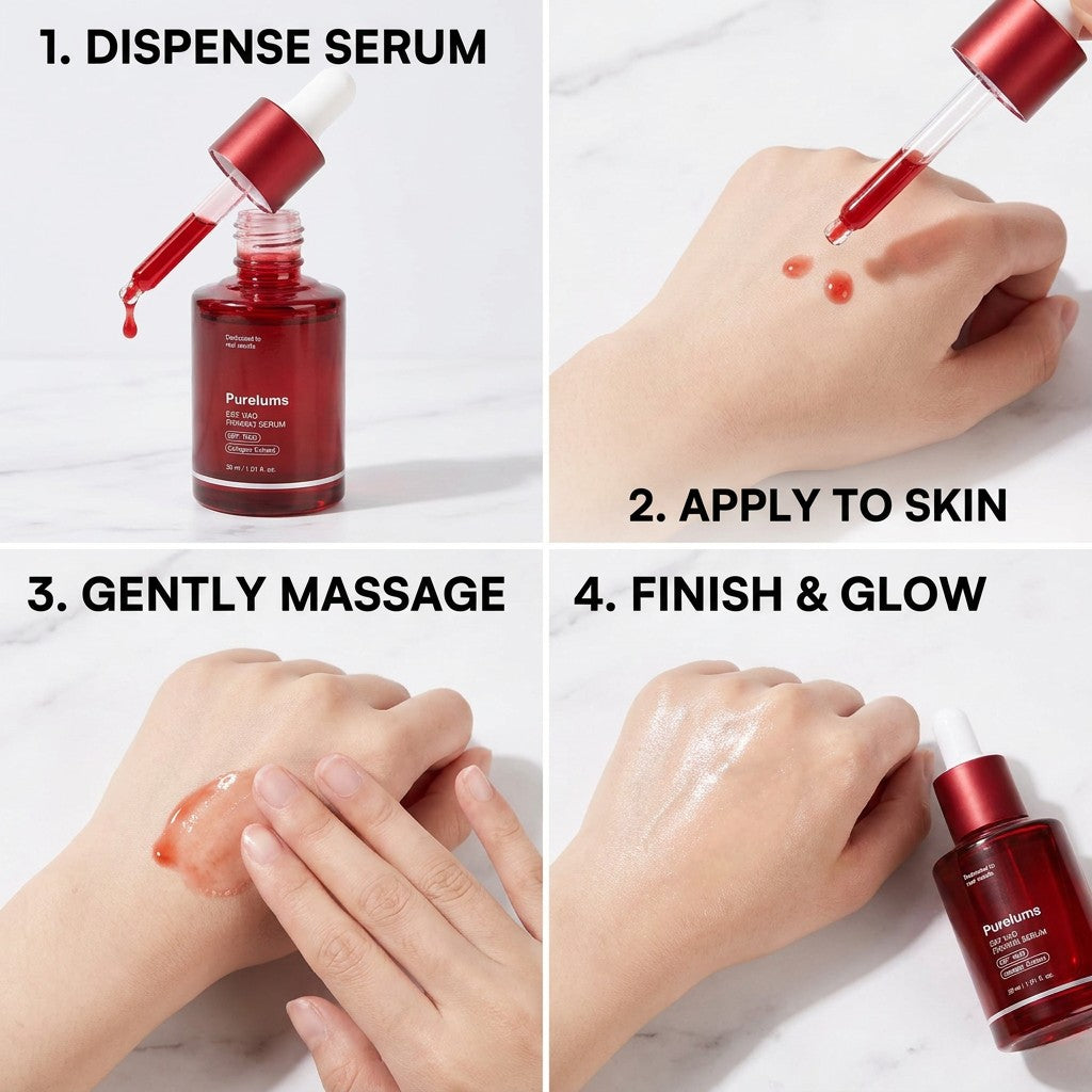Firming Face Serum with NAD+ and Peptides, Korean-Style Hydrating Glow Treatment benefits