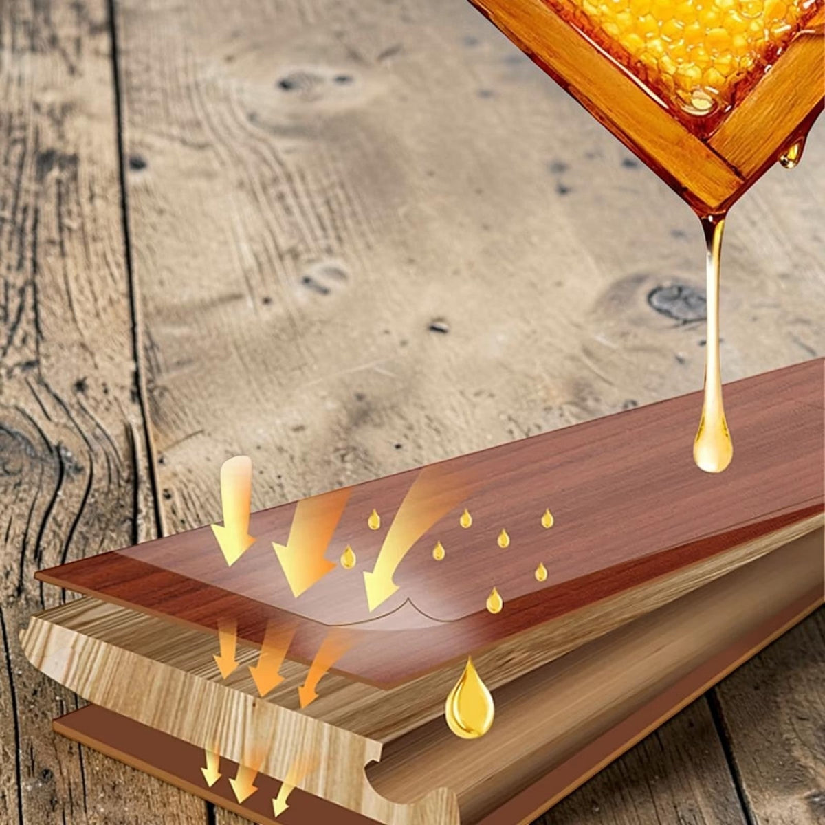Polish For Wood Furniture Beeswax Care Spray 120ml Bamboo Leather Floor Treatment - Image 5