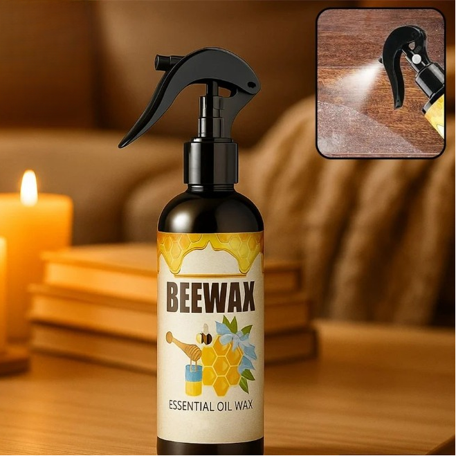 Polish For Wood Furniture Beeswax Care Spray 120ml Bamboo Leather Floor Treatment - Image 7