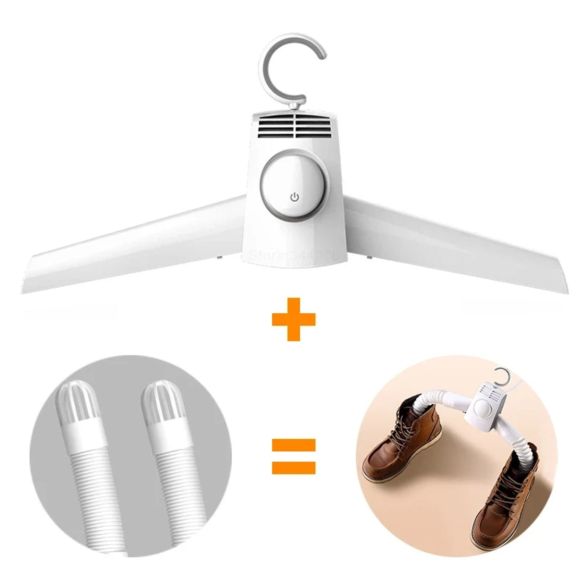 Portable Electric Clothes Drying Hanger Outdoor Travel Mini With Detachable Shoe Tube For Multiple Uses - Image 7