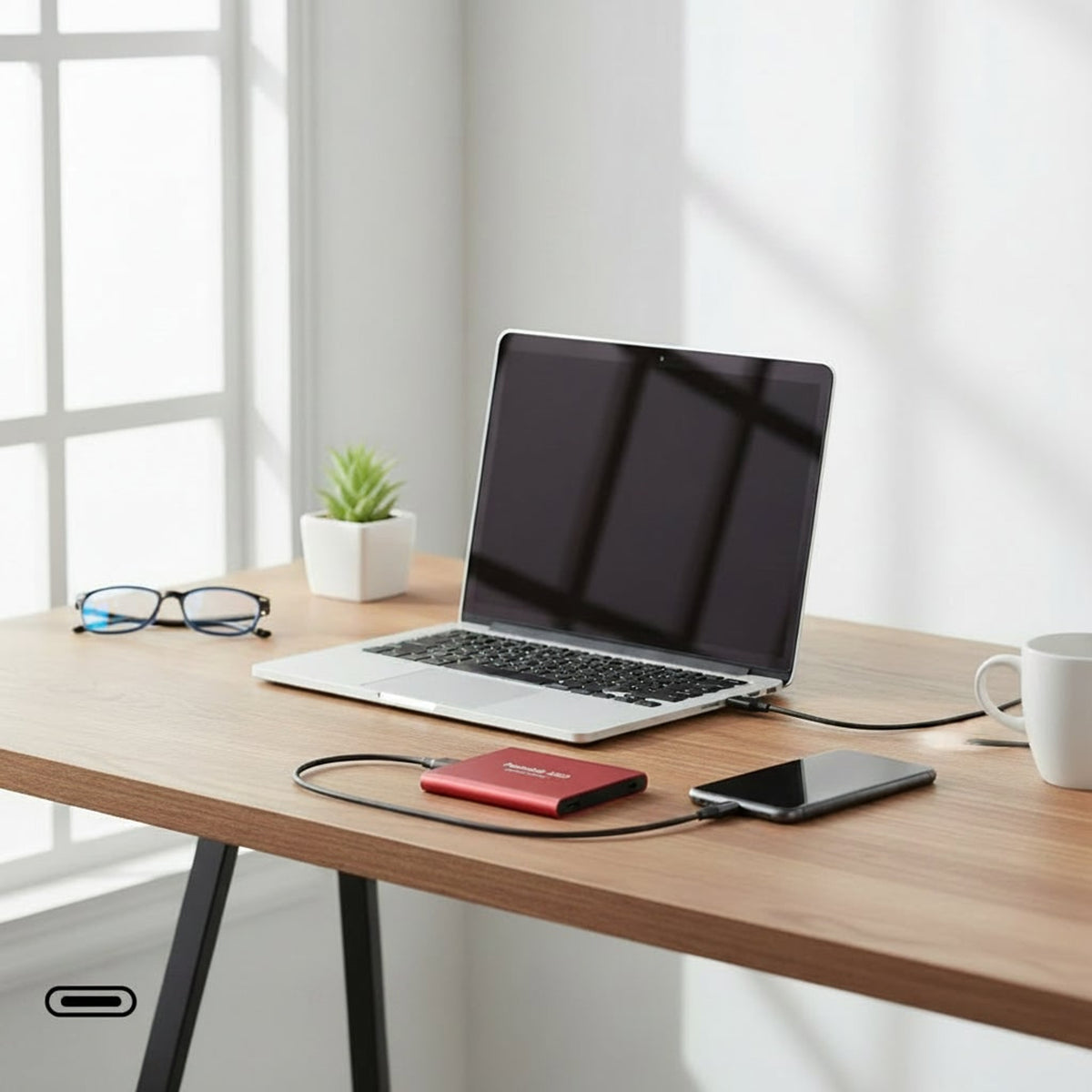 Portable Ssd External Solid State Drive USB C High Capacity Mobile Storage - Image 2