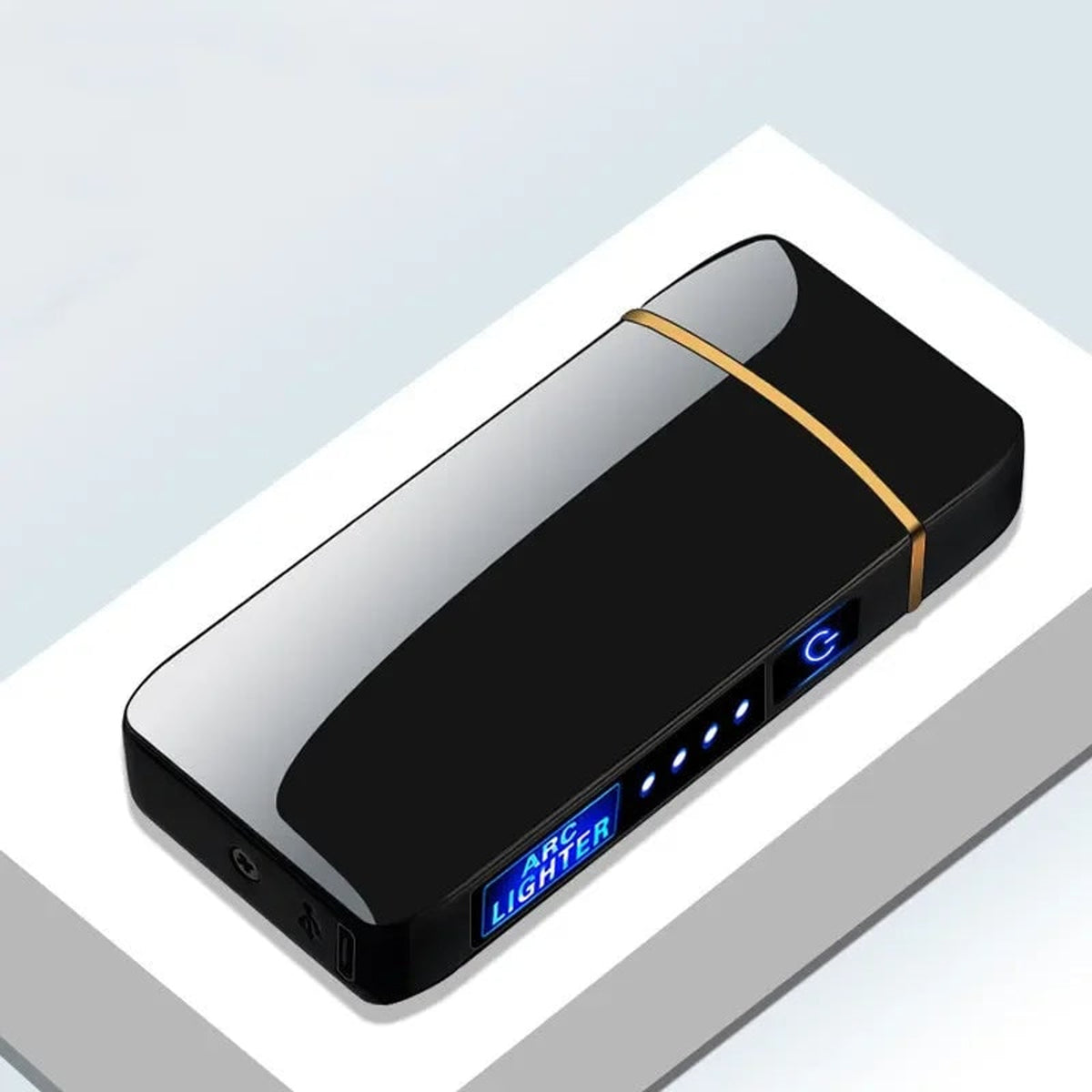 Rechargeable USB Plasma Lighter With Windproof Electronic Metal Design - Image 1