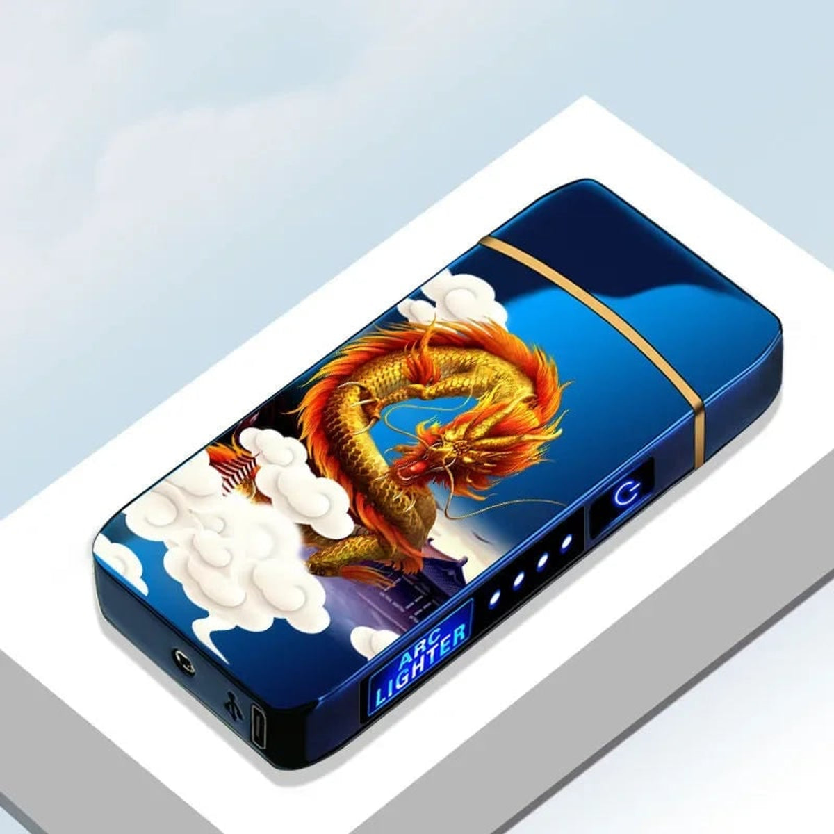 Rechargeable USB Plasma Lighter With Windproof Electronic Metal Design - Image 20