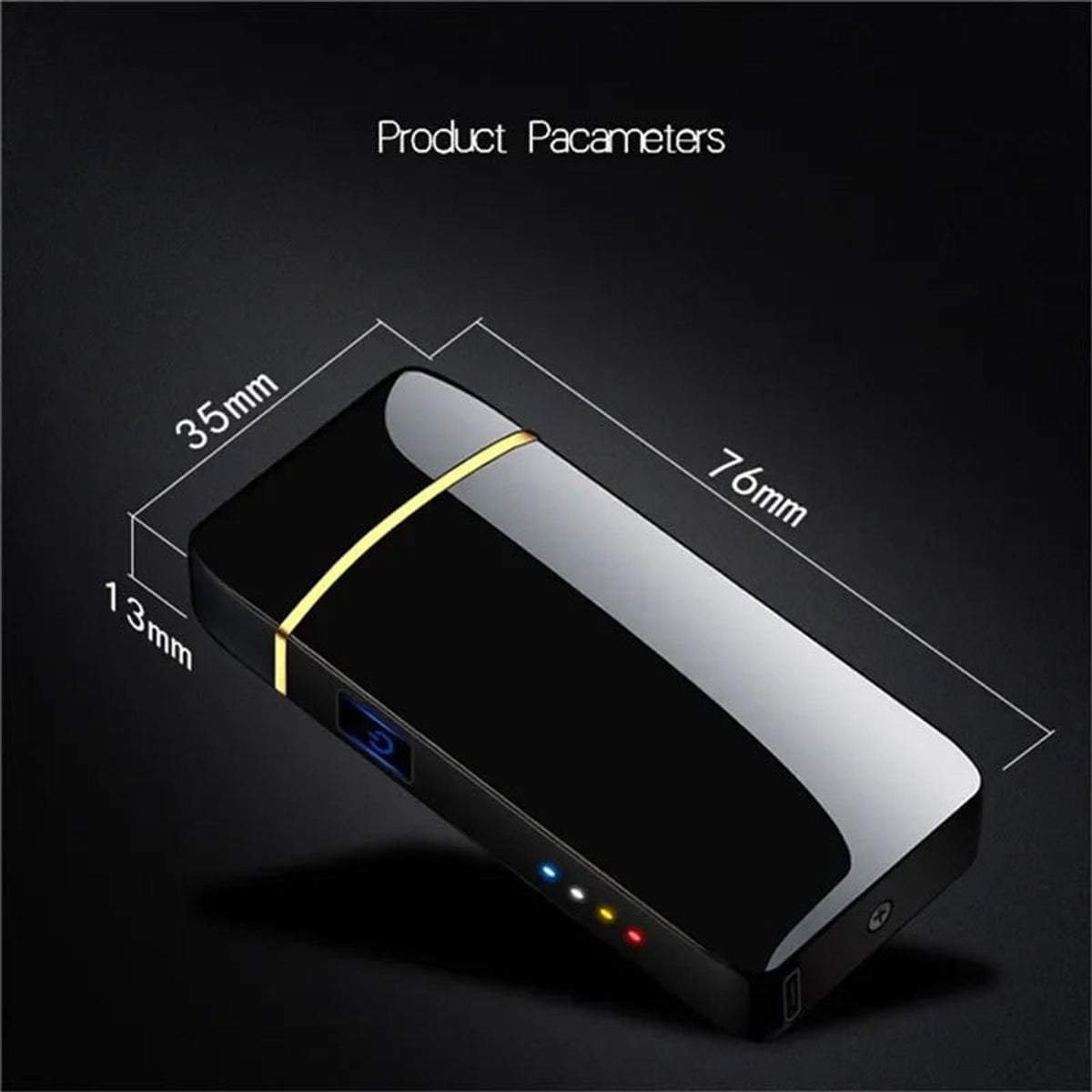 Rechargeable USB Plasma Lighter With Windproof Electronic Metal Design - Image 5
