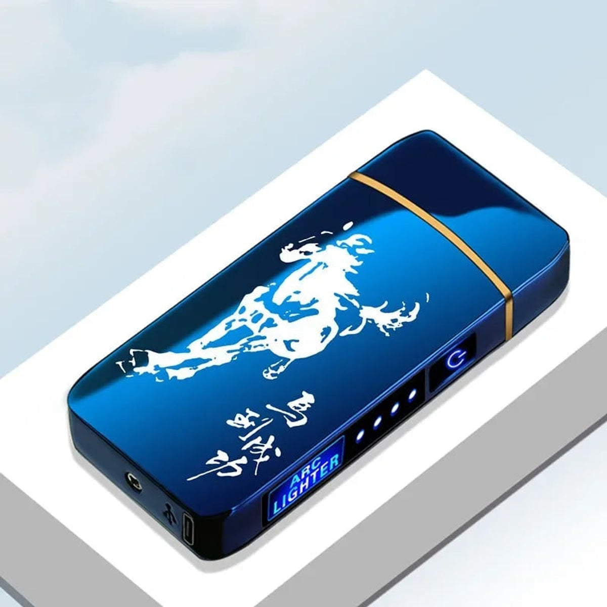Rechargeable USB Plasma Lighter With Windproof Electronic Metal Design - Image 7