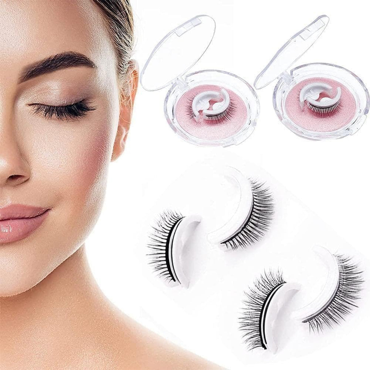 Reusable Magnetic Eyelashes Premium Hypoallergenic False Lashes For Effortless Glamour - Image 1