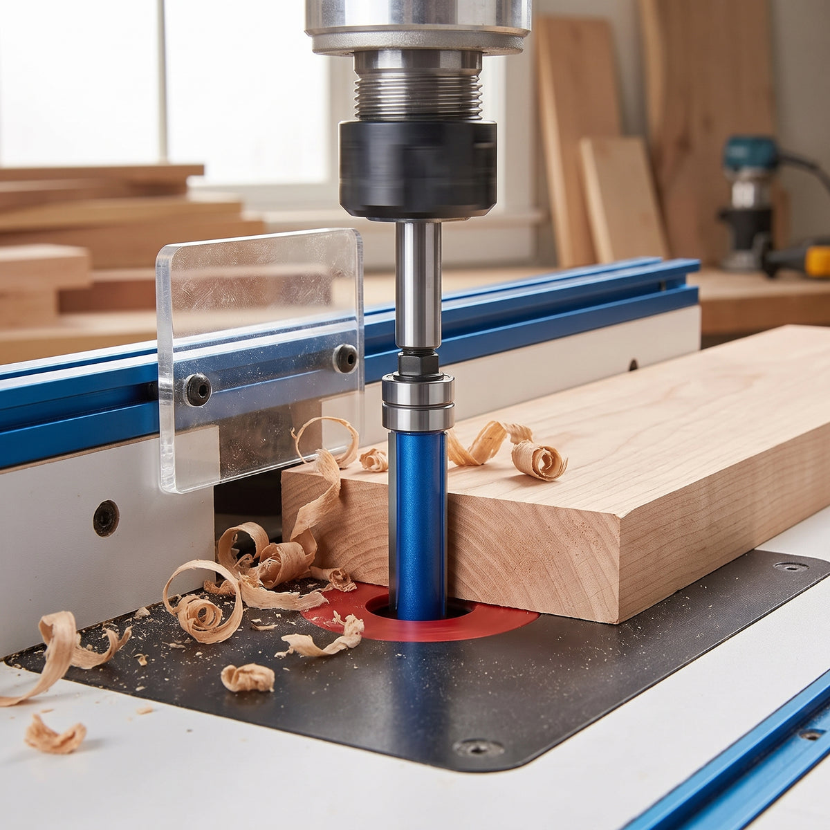 Router Bit Set Carbide Trimming 1 4 Shank Bearing Guide Flush Trim 4 Piece - Image 4