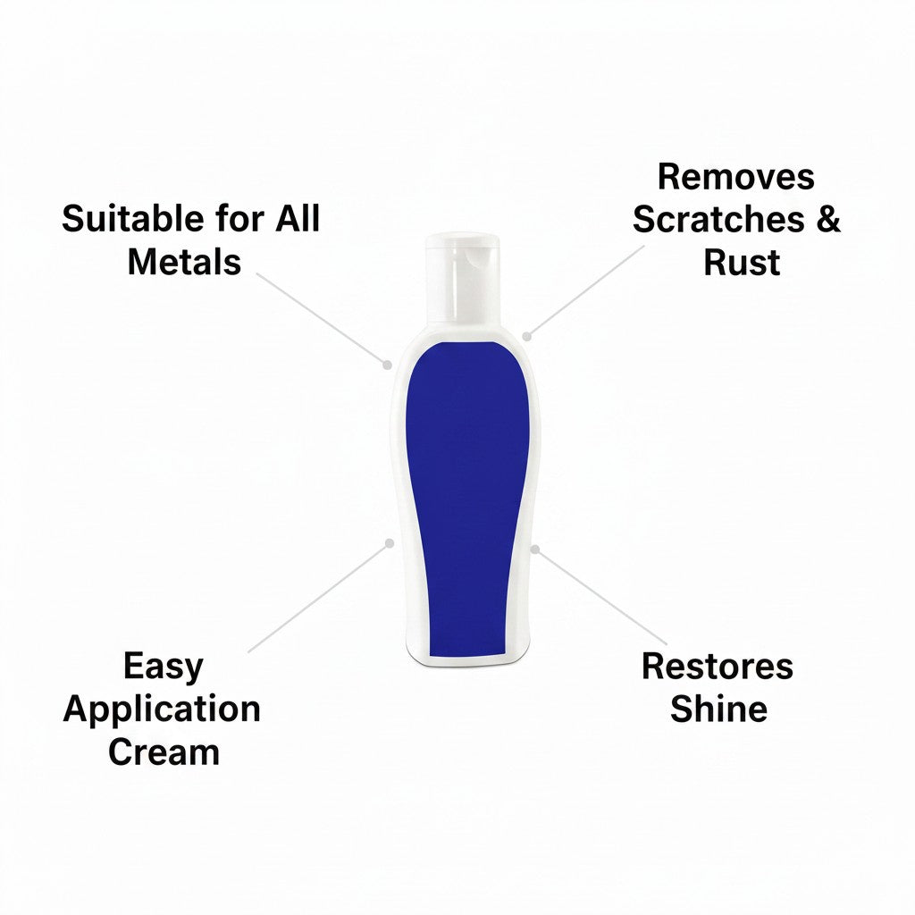 metal polish cream bottle key benefits and features