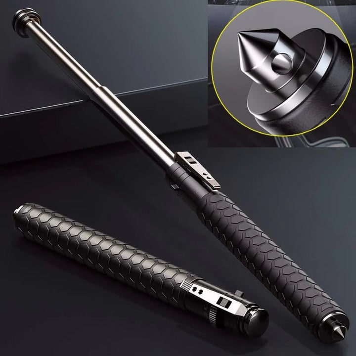 Self Defense Safety Stick Telescopic Metal Glass Breaker - Image 5
