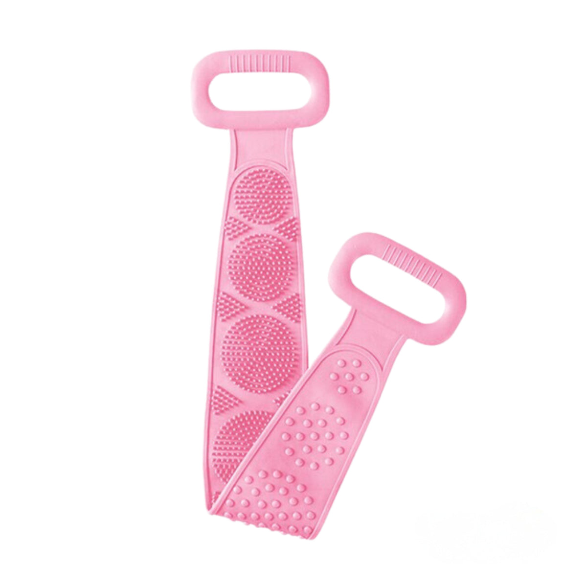 Silicone Shower Brush For Body Exfoliating Dual-Sided Bath Massager With Stretchable Handle - Image 8