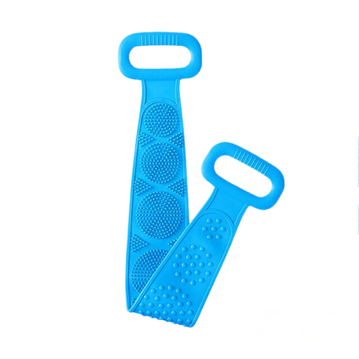 Silicone Shower Brush For Body Exfoliating Dual-Sided Bath Massager With Stretchable Handle - Image 5