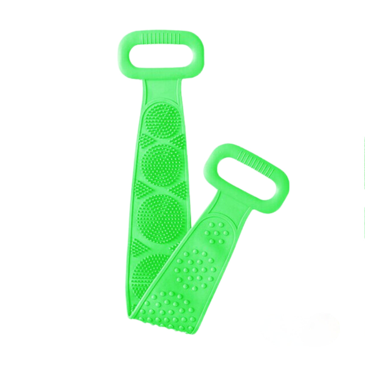 Silicone Shower Brush For Body Exfoliating Dual-Sided Bath Massager With Stretchable Handle - Image 7