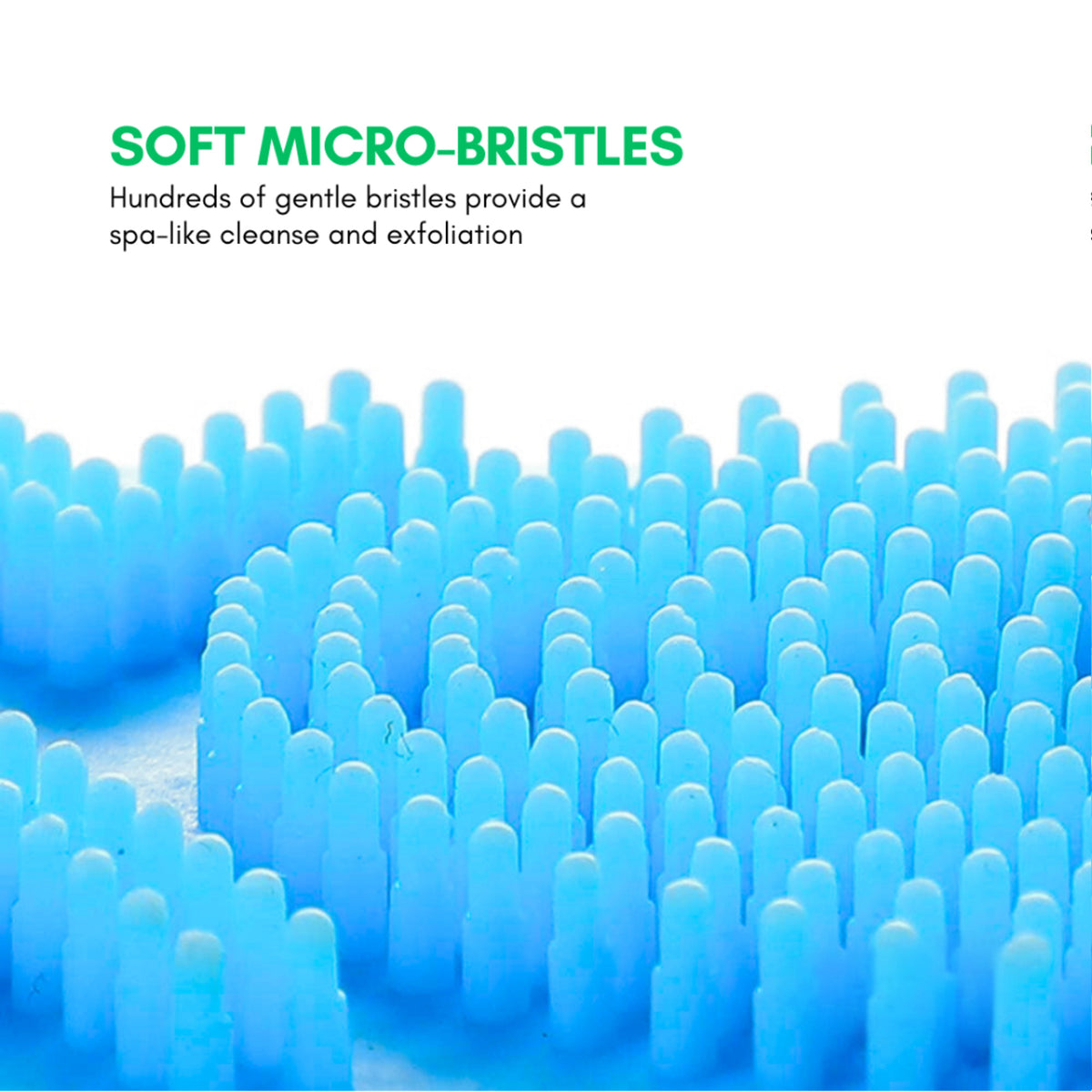 Silicone Shower Brush For Body Exfoliating Dual-Sided Bath Massager With Stretchable Handle - Image 4