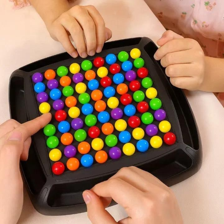Strategy Board Game Colorful Ball Logic Family Plastic Brain Teaser Kids - Image 1