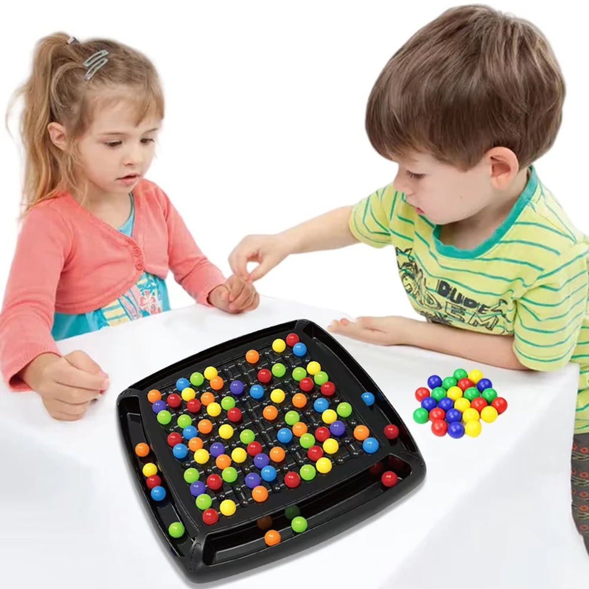 Strategy Board Game Colorful Ball Logic Family Plastic Brain Teaser Kids - Image 3