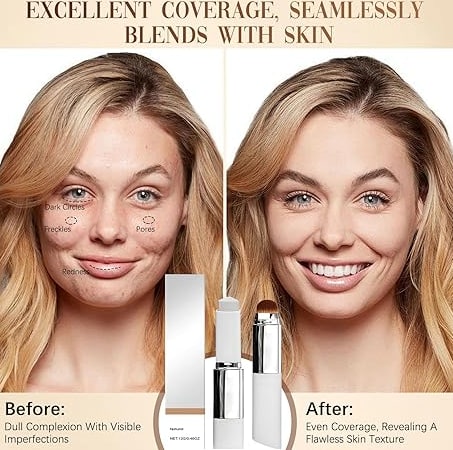 The Flawlessfinish Color Adaptive Cream Stick With Built-In Brush For Hydrating Shade-Matching Coverage - Image 9