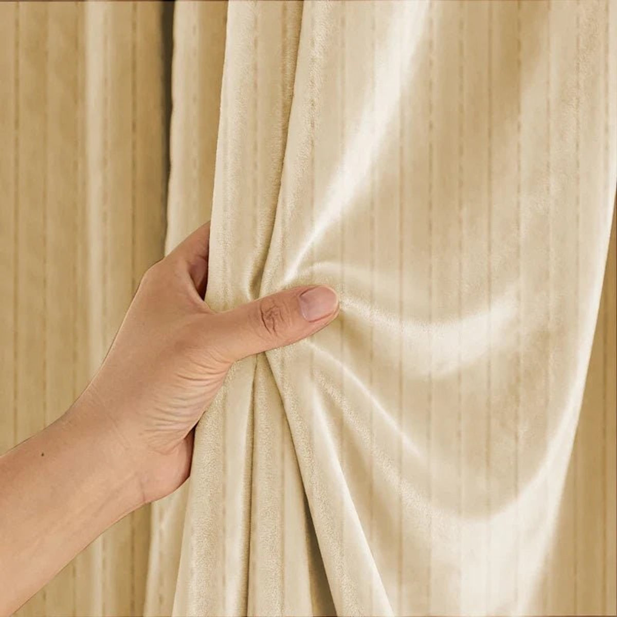 Thermal Curtain Heavy Climate-Insulated Winter For Warmth And Comfort Keeps Heat Inside - Image 5