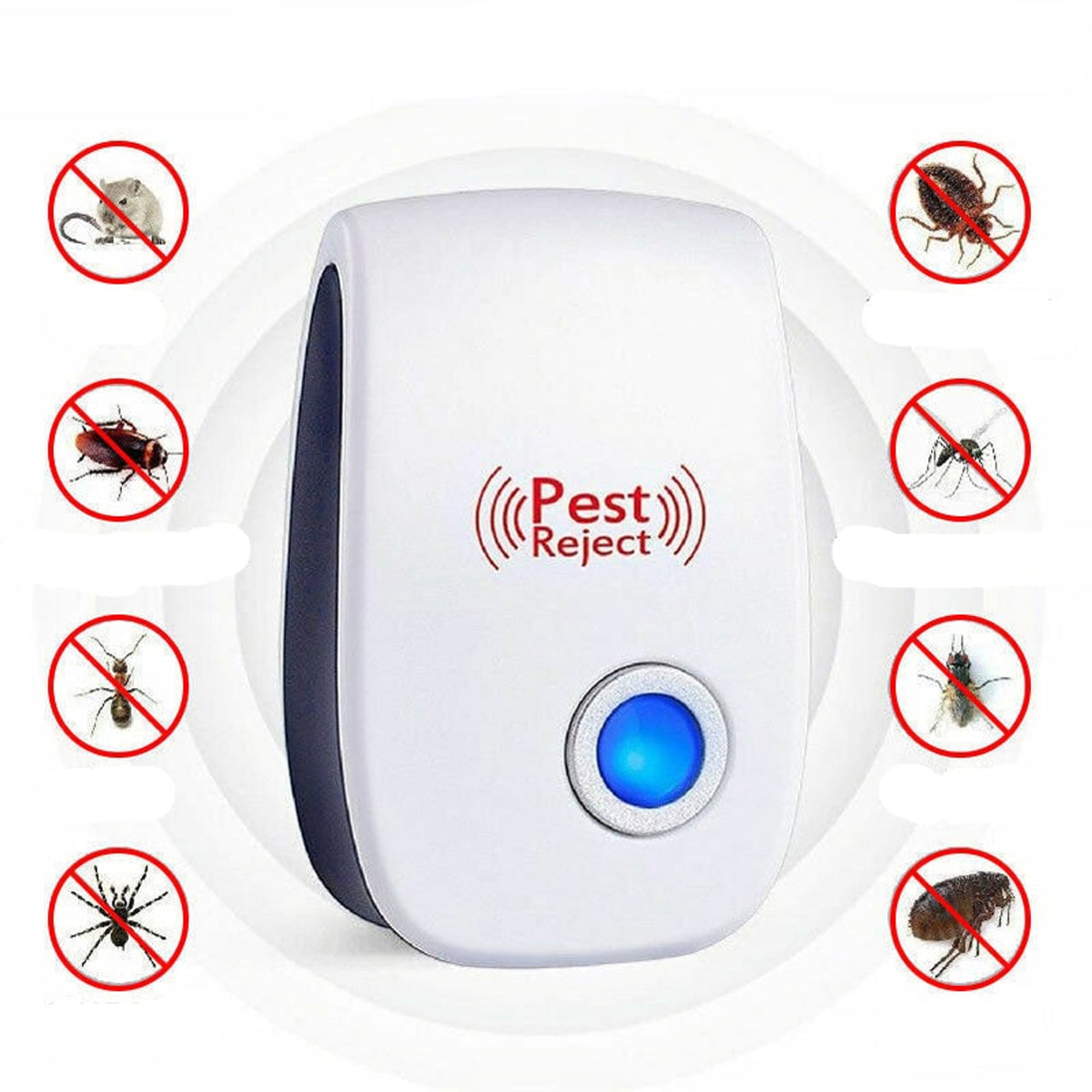 Ultrasonic Pest Repeller Plug In Control Electronic Mouse Rat Repellent Indoor - Image 3