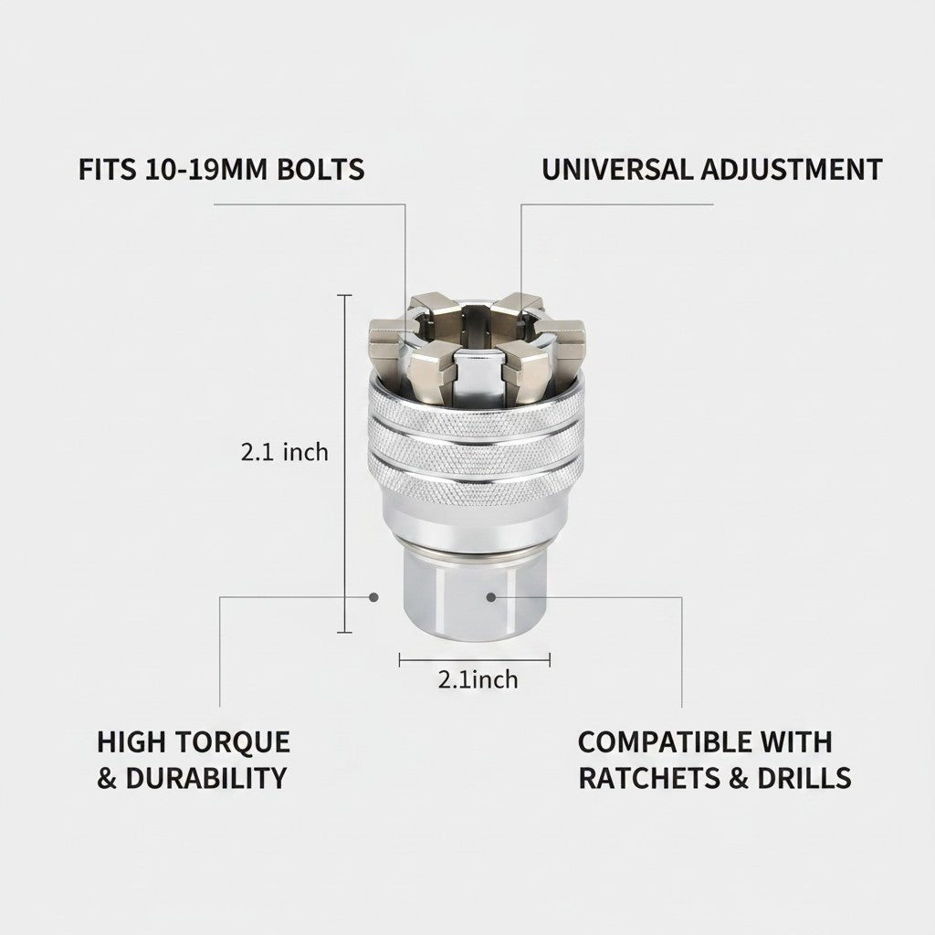 universal socket wrench key benefits and features