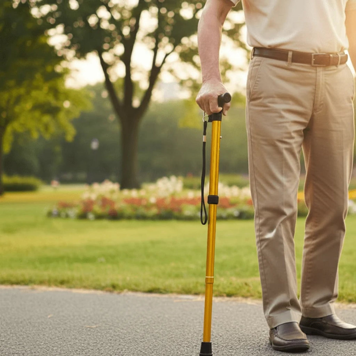 Walking Cane Gehstock Leichtes Aluminium Höhenverstellbar & Rutschfester Griff - Image 3