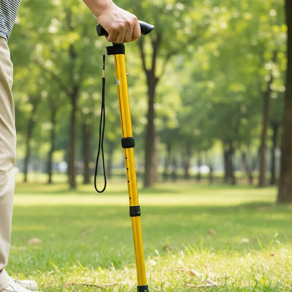 Walking Cane Gehstock Leichtes Aluminium Höhenverstellbar & Rutschfester Griff - Image 4