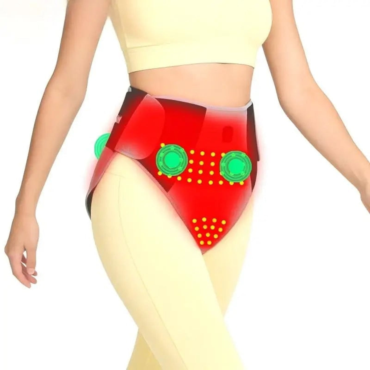 Wearable Heating Pad Women's Menstrual For Cramps With Electric Abdominal Lower Back Wrap - Image 8
