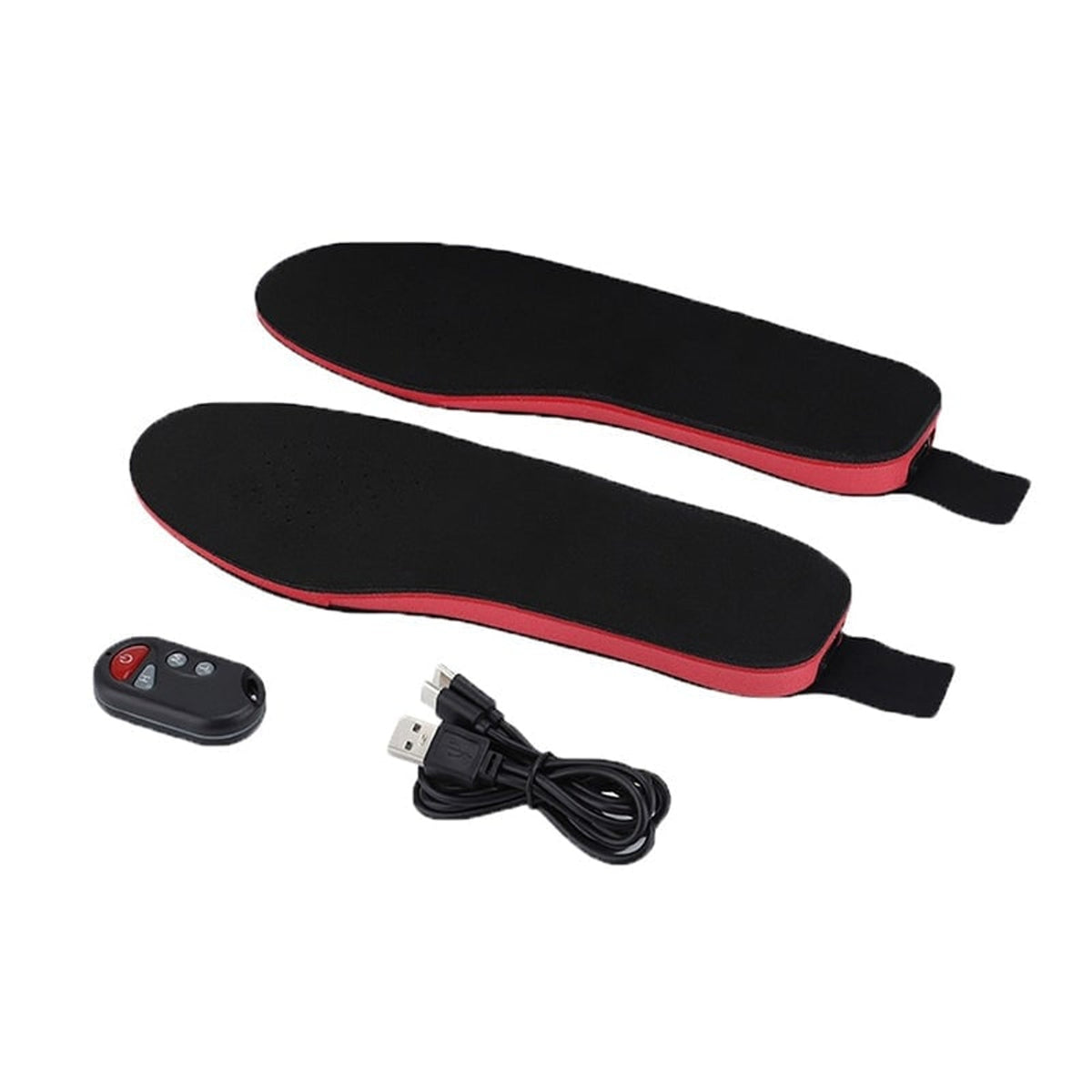Wireless Heated Shoe Insoles With Remote Control Arch Support And USB Charging Trim To Fit - Image 5
