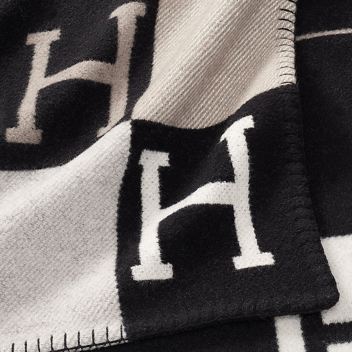 Wool Cashmere Blanket Check Pattern Luxury Soft Throw - Image 14