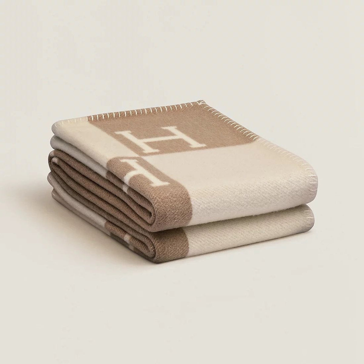 Wool Cashmere Blanket Check Pattern Luxury Soft Throw - Image 3